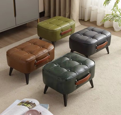 Tabouret cuir luxe - luxe,