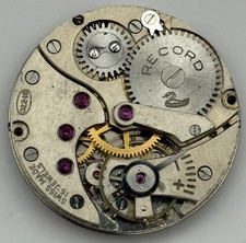 Mouvement De Montre Manuel À Remontage Vintage Suisse 16 Jewels Pièces 28,1 Mm