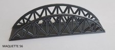 N maquette kit à monter pont en arc style acier droit 1/160 déco train miniature