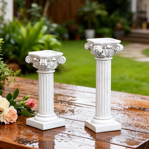 Colonne romaine blanche