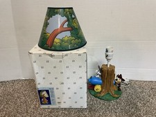 Looney Tunes Bugs / Taz Standing Figurine Table Lamp Statue - RARE! PLEASE READ!