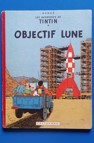 Album tintin objectif lune - objectif,