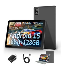 Tablet 10 Inch, 2025 Android 15 Tablets, 18GB+128GB, 1TB Expand, Widevine L1 ...