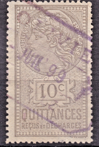 Timbre france fiscal 1899 - france,