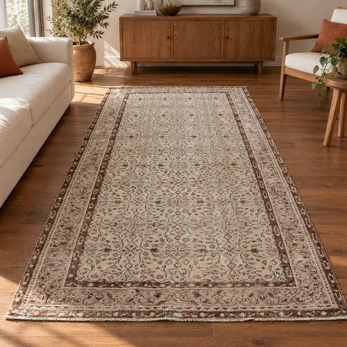 Tapis salon turc fleurs - tapis, à