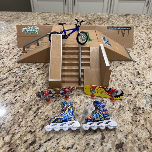 Fingerboard skate park set - skate,