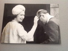 REINE ELISABETH II D'ANGLETERRE - QUEEN ELISABETH - PHOTO DE PRESSE ORIGINALE