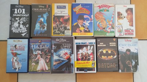Lot cassettes vhs disney - cassettes,