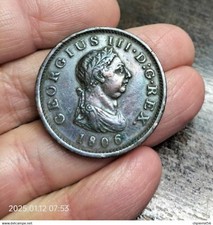 MONNAIE ANCIENNE - 1 PENNY GEORGES III 1806.