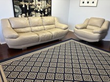 Genuine Itailian Leather Couch