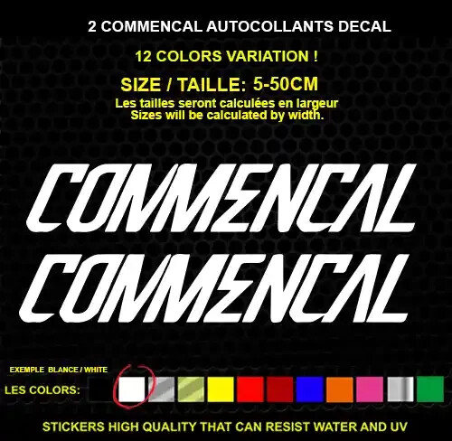 Commencal bike autocollant - commencal,