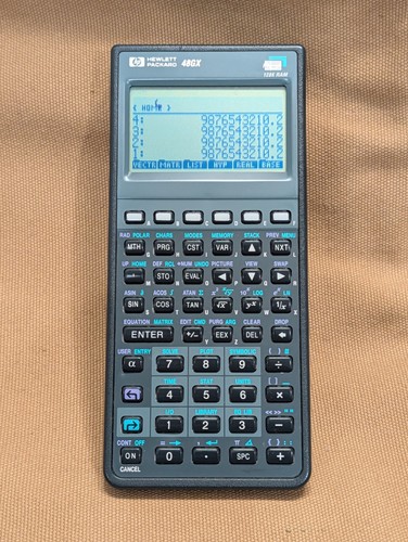 Hewlett packard 48gx 128k - hewlett,