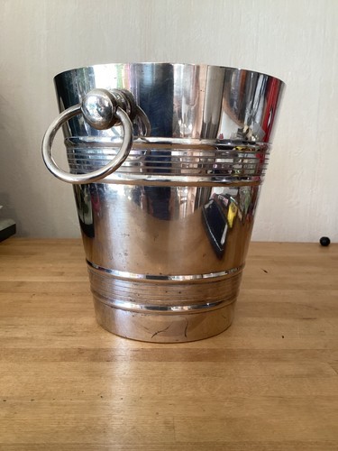 Seau champagne métal - champagne, en