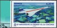 Poste Aérienne PA n° 83a ** de 2019 - Concorde -  NEUF - LUXE