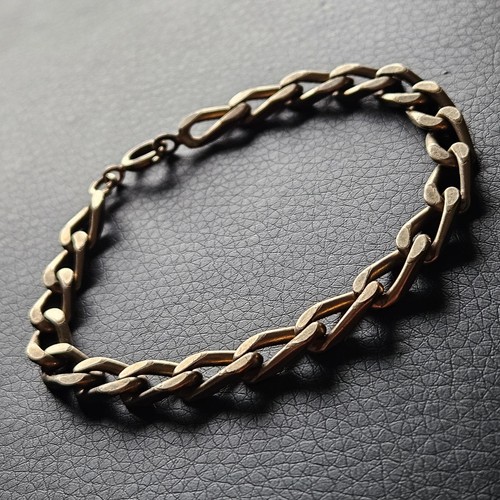 Bracelet maille chaîne plate