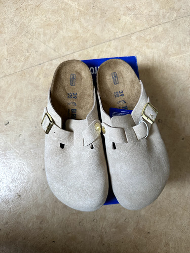 Birkenstock boston beige - boston,