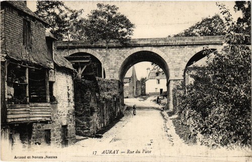 Cpa auray rue - auray,