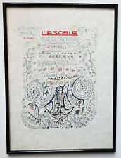 ESCALE Saint Tropez PABLO PICASSO Lithograph on Japan 1951
