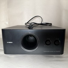 Yamaha YST-FSW050 Powered Subwoofer Home Theater Amp & Speaker Tested Working