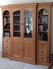 Buffet vaisselier Interior's - Base Bibliothèque Larg 1m + 2 Colonnes 3 Tiroirs