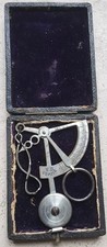 Antique Miniature Letter Scales in Box, Trademarked Model NB