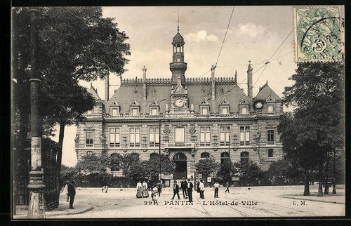 Cpa pantin hotel ville - cpa, l´hotel