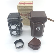 Rolleiflex 2,8D Planar 2.8/80mm w/ Case, box,  Excellent, Untested