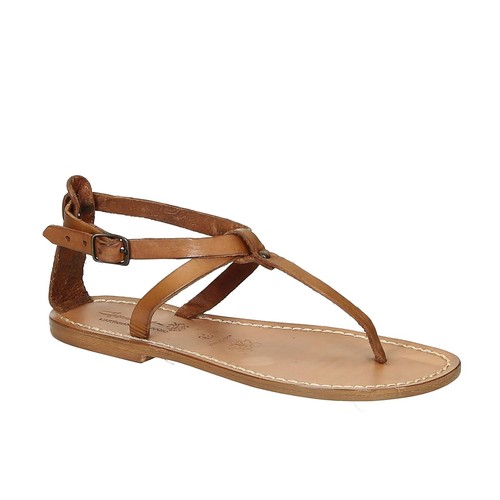 Sandale tong cuir pour - sandale, en