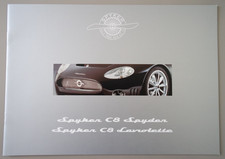Brochure brochure Spyker C8 Spyder C8 Laviolette from 2000 - perfect condition