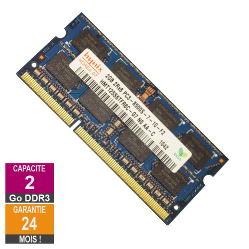Barrette mémoire 2go ram - barrette, ddr3