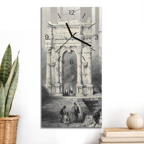 Horloge murale verticale - horloge,