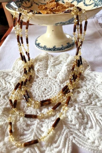 Collier ancien rangs - 4,