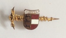 KÄRNTEN VINTAGE BROOCH COAT OF ARMS OF THE DUCHY OF CARINTHIA CARINTHIE KOROSKA