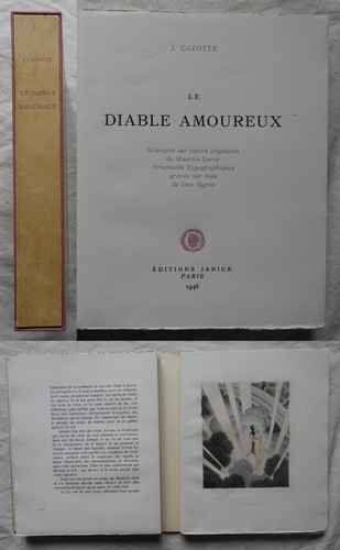 Diable amoureux cazotte - diable,