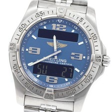 BREITLING Aerospace E79362 blue Dial Quartz Men's Watch_910478