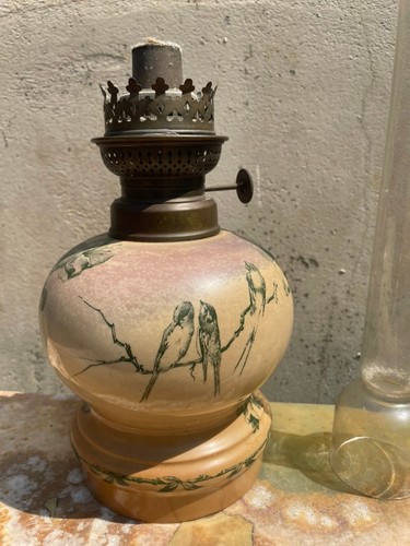 Antique iron earth kerosene - earth,
