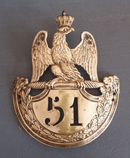 PLAQUE DE SHAKO 1er empire