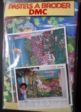 § toile PASTELS A BRODER DMC