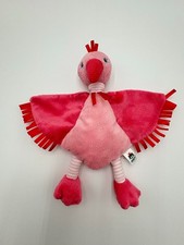 Peluche doudou plat flamant