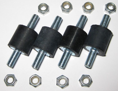 Isolation rubber mounts with - isolation,