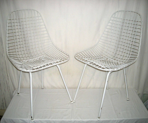 Eames paire chaises wire - paire,