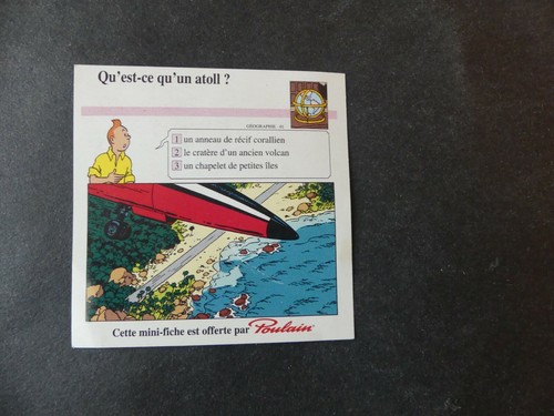 Fiche quiz tintin 1992 vol - tintin,