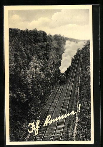 Carte postale arrive le - carte,