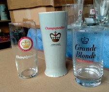 3 Verres biére Champigneulles