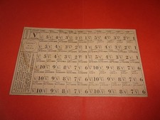 RATIONNEMENT,Feuille de