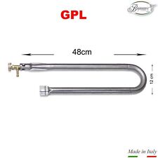 Haut fourneau Bongiovanni Brûleur à gaz GPL cm Stéatite 48 x 12 pour barbecue 