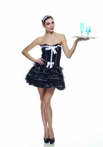Costume halloween serveuse - costume,
