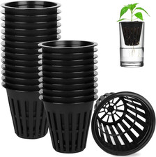 50/100Pcs Pots Filet 2" pour Culture Hydroponique Plantes Intérieures