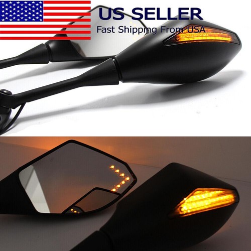 Black integrated led turn - black,