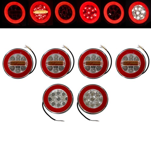 Rond néon led feu arrière - rond,